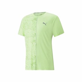 Short-sleeve Sports T-shirt Puma Run Graphic Lime green by Puma, Shirts & Tees - Ref: S6439895, Price: 29,22 €, Discount: %