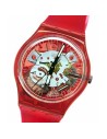 Men's Watch Swatch ROSSO BIANCO (Ø 34 mm) | Tienda24 Tienda24.eu