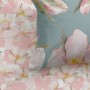 Fitted sheet HappyFriday Spring blossom Multicolour 90 x 200 x 32 cm by HappyFriday, Sheets and pillowcases - Ref: D1613716, ...