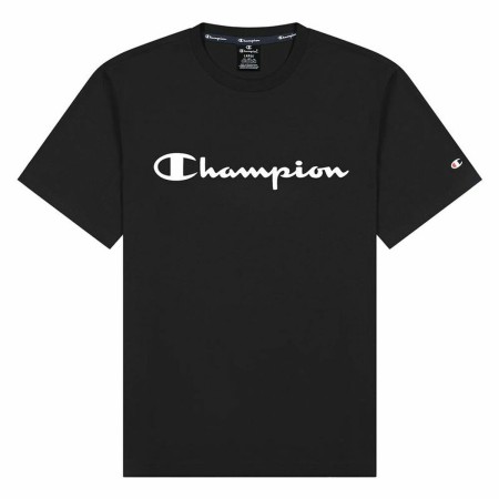 Short Sleeve T-Shirt Champion Crewneck Script Logo M Black by Champion, Shirts & Tees - Ref: S6440550, Price: 21,47 €, Discou...