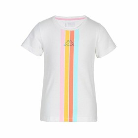 Maglia a Maniche Corte per Bambini Kappa Quome K Bianco di Kappa, Bambino - Rif: S6442199, Prezzo: 22,43 €, Sconto: %