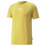 T-shirt à manches courtes homme Puma Modern Basics Stripe M Jaune de Puma, Homme - Réf : S6442647, Prix : 24,58 €, Remise : %