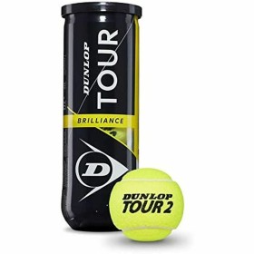 Balles de Tennis Brilliance Dunlop 601326 Jaune Noir (3 pcs) de Dunlop, Balles - Réf : S6442965, Prix : 8,08 €, Remise : %