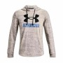 Felpa con Cappuccio Uomo Under Armour Rival Terry Logo Grigio chiaro | Tienda24 - Global Online Shop Tienda24.eu