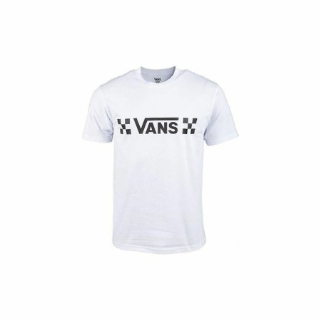 Maglia a Maniche Corte Uomo Vans Drop V Check-B Bianco di Vans, Uomo - Rif: S6443685, Prezzo: 21,26 €, Sconto: %