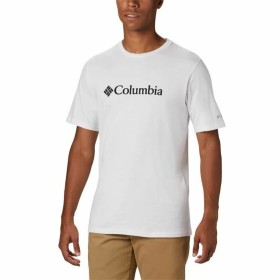 Maglia a Maniche Corte Uomo Columbia Basic Logo Bianco Uomo di Columbia, Uomo - Rif: S6443879, Prezzo: 23,07 €, Sconto: %