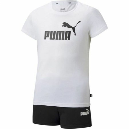 Conjunto Deportivo para Niños Puma Logo Tee Blanco de Puma, Niño - Ref: S6444445, Precio: 27,55 €, Descuento: %