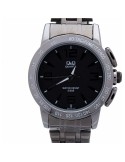 Herrenuhr Q&Q Q602J405Y Schwarz Silberfarben (Ø 40 mm) | Tienda24 Tienda24.eu