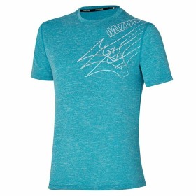 T-shirt à manches courtes homme Mizuno Core Tee Turquoise de Mizuno, Homme - Réf : S6446338, Prix : 24,91 €, Remise : %