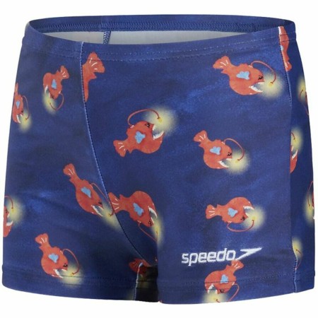 Children’s Bathing Costume Speedo Essential Allover Aquashort Blue by Speedo, Swimwear - Ref: S6447627, Price: 18,48 €, Disco...