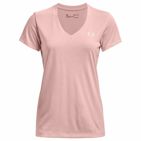 Maglia Sportiva a Maniche Corte Under Armour Tech SSV Rosa | Tienda24 - Global Online Shop Tienda24.eu