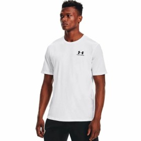 Maillot de Corps de Sport à Manches Coupe Under Armour Sportstyle Left Chest Blanc de Under Armour, Homme - Réf : S6448279, P...