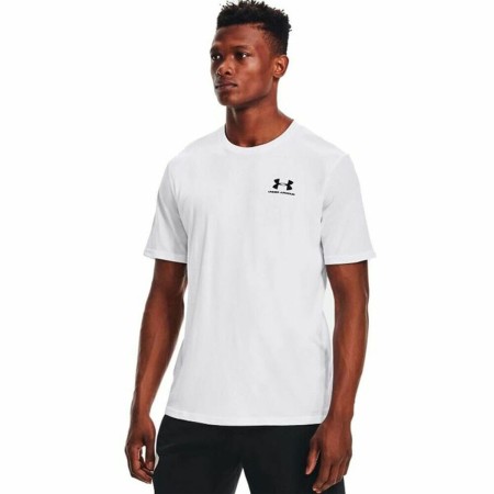 Maglia Sportiva a Maniche Corte Under Armour Sportstyle Left Chest Bianco di Under Armour, Uomo - Rif: S6448279, Prezzo: 22,1...