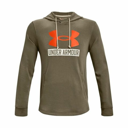 Sweat à capuche homme Under Armour Hoodie Kaki | Tienda24 - Global Online Shop Tienda24.eu