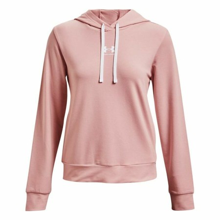 Felpa con Cappuccio Donna Under Armour Rival Terry Rosa | Tienda24 - Global Online Shop Tienda24.eu