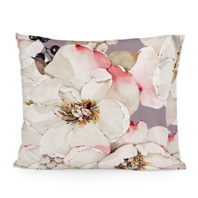 Pillowcase HappyFriday White Peonies Multicolour 60 x 70 cm by HappyFriday, Sheets and pillowcases - Ref: D1613785, Price: 13...