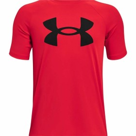 Camisola de Manga Curta Infantil Under Armour Tech Big Logo Vermelho de Under Armour, Menino - Ref: S6448992, Preço: 0,00 €, ...