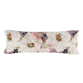 Pillowcase HappyFriday White Peonies Multicolour 45 x 110 cm by HappyFriday, Sheets and pillowcases - Ref: D1613791, Price: 1...