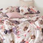 Nordic cover HappyFriday White Peonies Multicolour 140 x 200 cm by HappyFriday, Quilts and quilt covers - Ref: D1613794, Pric...