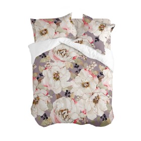 Copripiumino HappyFriday White Peonies Multicolore 200 x 200 cm di HappyFriday, Piumini e copripiumini - Rif: D1613795, Prezz...