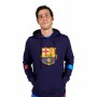 Felpa con Cappuccio Uomo F.C. Barcelona Blu Marino | Tienda24 - Global Online Shop Tienda24.eu