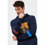 Felpa con Cappuccio Uomo F.C. Barcelona Blu Marino | Tienda24 - Global Online Shop Tienda24.eu