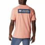 Maglia a Maniche Corte Uomo Columbia North Cascades Salmone di Columbia, Uomo - Rif: S6452560, Prezzo: 20,96 €, Sconto: %