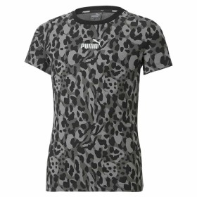 Camisola de Manga Curta Infantil Puma Alpha AOP Preto de Puma, Menino - Ref: S6452568, Preço: 20,04 €, Desconto: %