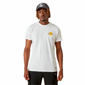 Short-sleeve Sports T-shirt New Era LA Lakers NBA White by New Era, Shirts & Tees - Ref: S6452622, Price: 29,77 €, Discount: %