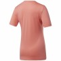 Camisola de Manga Curta Mulher Workout Ready Reebok Supremium Cor de Rosa | Tienda24 - Global Online Shop Tienda24.eu