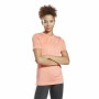 Camisola de Manga Curta Mulher Workout Ready Reebok Supremium Cor de Rosa | Tienda24 - Global Online Shop Tienda24.eu