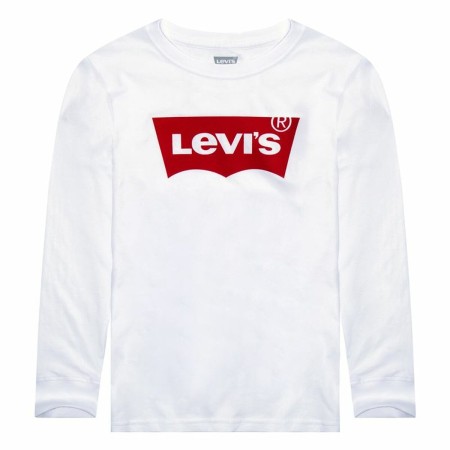 Maglia a Maniche Lunghe per Bambini Levi's Batwing Bianco di Levi's, Bambino - Rif: S6453079, Prezzo: 20,36 €, Sconto: %