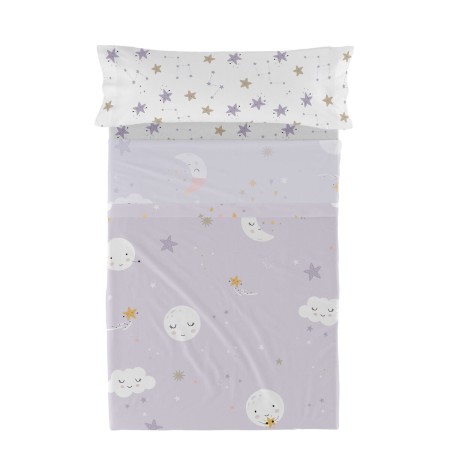 Bedding set HappyFriday Moshi Moshi Moons Multicolour Single 2 Pieces by HappyFriday, Sheets and pillowcases - Ref: D1613829,...