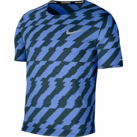 Men’s Short Sleeve T-Shirt Nike Dri-Fit Miler Future Fast Blue by Nike, Men - Ref: S6464770, Price: 31,04 €, Discount: %