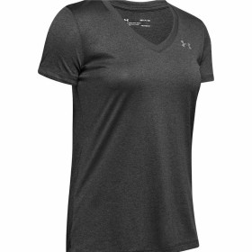 Camisola de Manga Curta Mulher Under Armour Tech SSV Cinzento de Under Armour, Mulher - Ref: S6464805, Preço: 0,00 €, Descont...