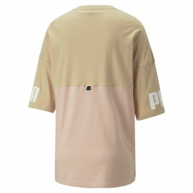 Maglia a Maniche Corte Donna Puma Colorblock Beige di Puma, T-shirt - Rif: S6464817, Prezzo: 0,00 €, Sconto: %