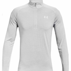 Camisola de Manga Comprida Homem Under Armour Tech 2.0 1/2 Zip Branco de Under Armour, Camisolas de manga comprida - Ref: S64...