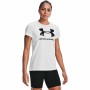 Camisola de Manga Curta Mulher Under Armour Sportstyle Branco | Tienda24 - Global Online Shop Tienda24.eu