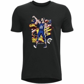 T shirt à manches courtes Enfant Under Armour Curry Noir de Under Armour, T-shirts - Réf : S6464949, Prix : 0,00 €, Remise : %