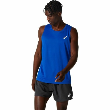 Maillot de Corps sans Manches pour Homme Asics Core Singlet Bleu | Tienda24 - Global Online Shop Tienda24.eu