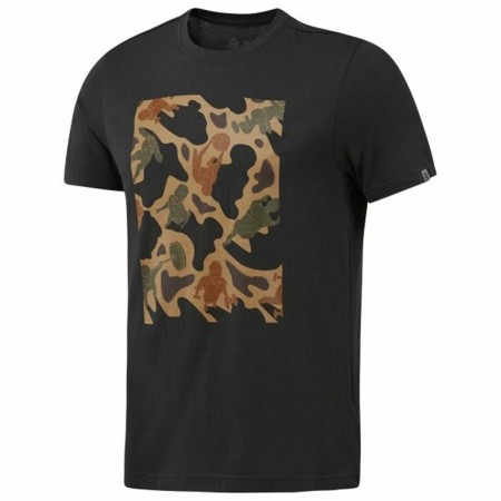 Camiseta de Manga Corta Hombre Reebok Sportswear Training Camuflaje Negro de Reebok, Camisetas - Ref: S6464980, Precio: 24,58...