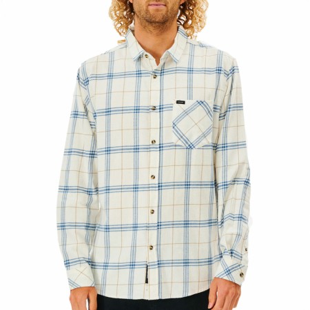 Camisa de Manga Larga Hombre Rip Curl Checked in Flannel Franela Blanco de Rip Curl, Camisas casual - Ref: S6464996, Precio: ...