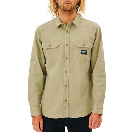 Camisa de Manga Larga Hombre Rip Curl Epic Beige de Rip Curl, Camisas casual - Ref: S6464997, Precio: 53,92 €, Descuento: %