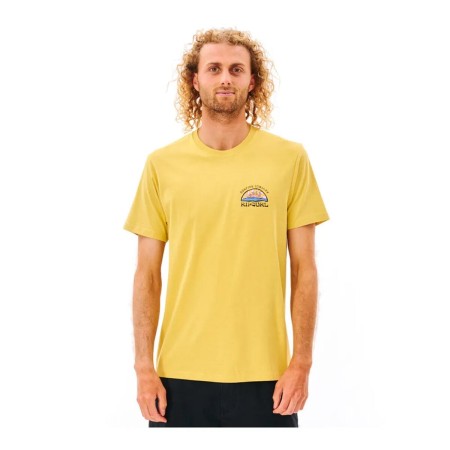 Herren Kurzarm-T-Shirt Rip Curl Gelb Herren | Tienda24 - Global Online Shop Tienda24.eu