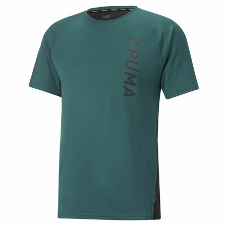 T-shirt à manches courtes homme Puma Vert foncé Homme de Puma, Homme - Réf : S6465001, Prix : 28,11 €, Remise : %