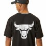 Camisola de Manga Curta Homem New Era Chicago Bulls Preto | Tienda24 - Global Online Shop Tienda24.eu