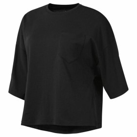 Camiseta de Manga Larga Mujer Reebok Negro de Reebok, Mujer - Ref: S6465013, Precio: 0,00 €, Descuento: %