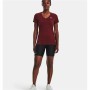 Maglia a Maniche Corte Donna Under Armour Rosso Scuro | Tienda24 - Global Online Shop Tienda24.eu