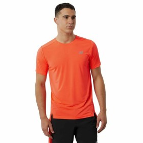 Men’s Short Sleeve T-Shirt New Balance Accelerate Orange by New Balance, Men - Ref: S6465044, Price: 26,29 €, Discount: %