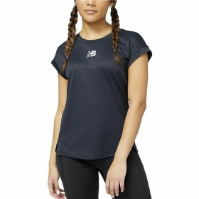 Camiseta de Manga Corta Mujer New Balance Impact AT N-Vent Negro de New Balance, Mujer - Ref: S6465045, Precio: 0,00 €, Descu...